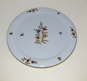 Italian signed & numbered Decorative Platter Flaw